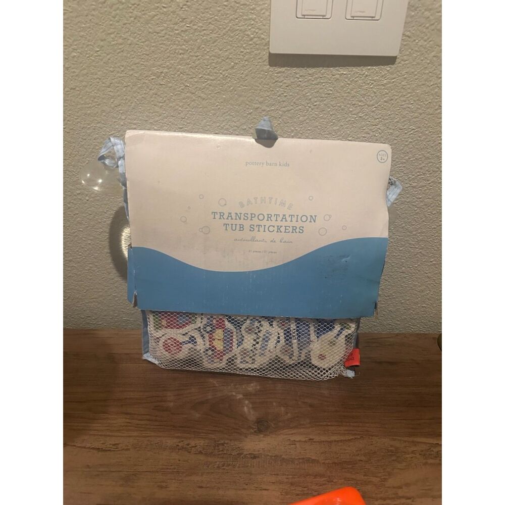 NEW Pottery Barn Kids Transportation Tub Stickers